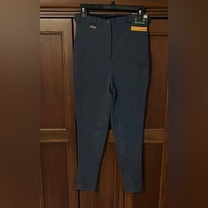 Womens DUBLIN Equestrian Horse Riding Jodhpurs & Breeches Dark Gray Sz 30 NWT